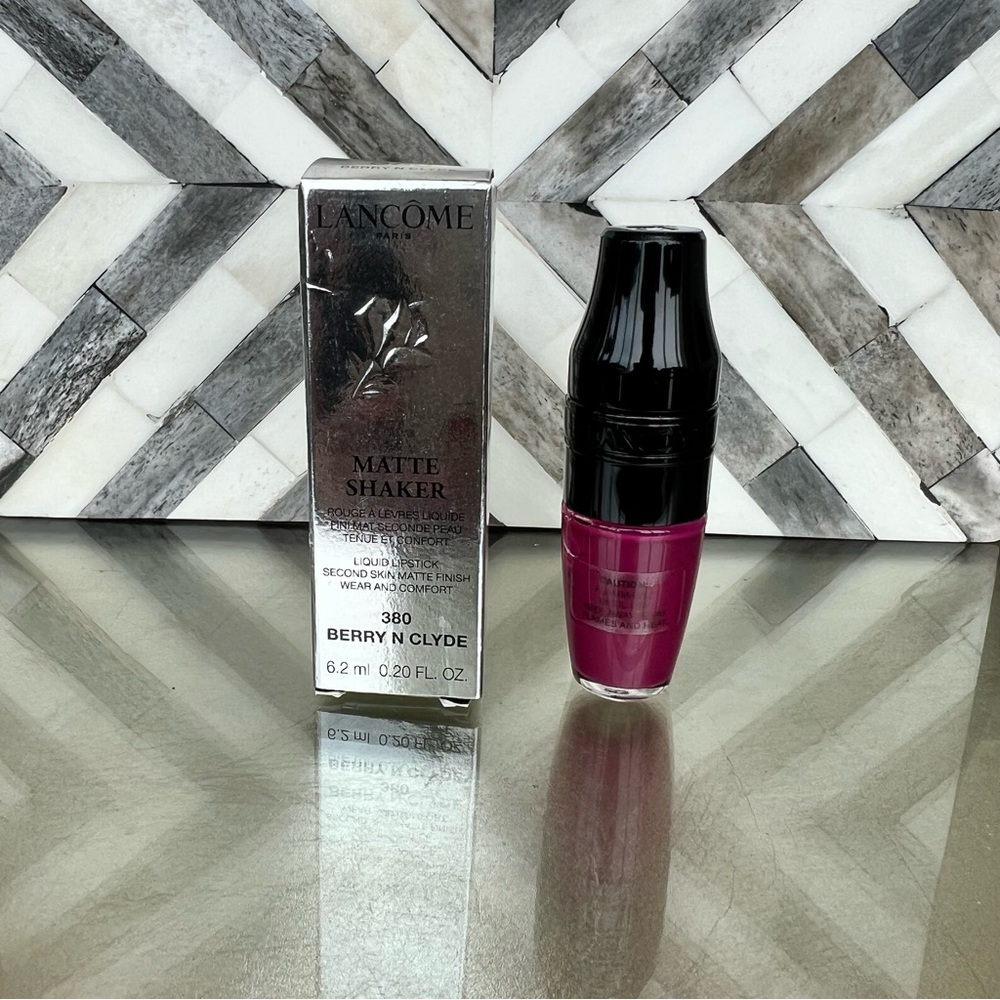 Lancôme matte shaker lipstick 380 BERRY N CLYDE